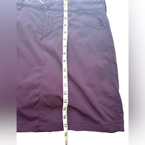 EDDIE BAUER ADVENTURER SKORT. EGGPLANT. SIZE 4. - Picture 5 of 10
